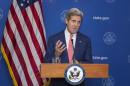 U.S. Secretary of State, John Kerry, announces a 72-hour humanitarian ceasefire between Israel and Hamas, in New Delhi