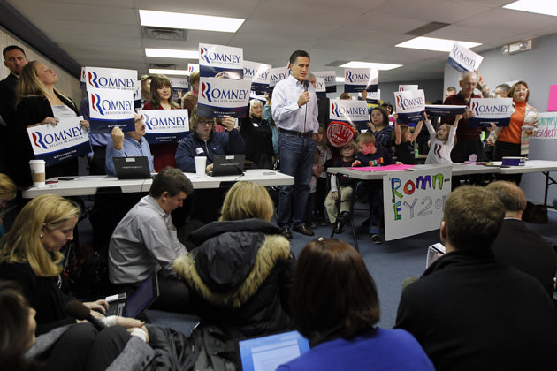 Cautious confidence, and some exuberance, at Romney’s election night ...