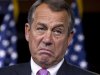 In this Feb. 28, 2013, photo, House Speaker John Boehner of Ohio pauses while meeting with reporters during a news conference on Capitol Hill in Washington, to answer questions about the impending automatic spending cuts that take effect March 1.  (AP Photo/J. Scott Applewhite)