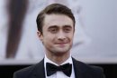 Actor Daniel Radcliffe arrives at the 85th Academy Awards in Hollywood