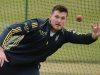 South Africa's captain Graeme Smith prepares to catch a ball during a training session before Thursday's second cricket test match against England, at Headingley cricket ground in Leeds