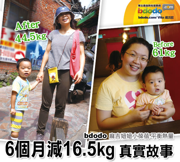 每月-3kg 辣媽半年減16.5kg 窈窕達陣