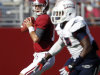 Alabama quarterback AJ McCarron (10) looks to pass against Florida Atlantic during the first half of a NCAA college football game on Saturday, Sept. 22, 2012, in Tuscaloosa, Ala. (AP Photo/ Butch Dill)