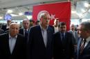 Erdogan visits Ataturk airport in Istanbul