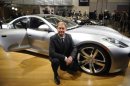 Fisker, Founder and CEO of Fisker Automotive, at the LA Auto show in Los Angeles
