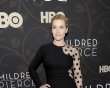 Celebrity fashion: Kate Winslet cannot get enough of her Stella McCartney optical illusion dresses. This polka dot number has become iconic.
