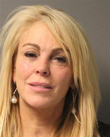 Dina Lohan is pictured in this undated booking photo courtesy of the New York State Police