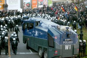 Police, water cannons were on standby in Cologne on&nbsp;&hellip;