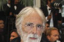 Director Michael Haneke arrives for the awards ceremony at the 65th international film festival, in Cannes, southern France, Sunday, May 27, 2012. (AP Photo/Joel Ryan)