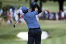 Phil Mickelson hits to the third hole during a practice round for the PGA Championship golf tournament at Baltusrol Golf Club in Springfield, N.J., Tuesday, July 26, 2016. (AP Photo/Mike Groll)