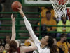Baylor's Brittney Griner (42) blocks the shot of Oklahoma's Joanna McFarland (53) during the second half of an NCAA college basketball game Saturday, Jan. 26, 2013, in Waco Texas.  It was Griners' 665th career blocked shot, surpassing the NCAA women's record set by Louella Tomlinson for St. Mary's in California from 2007-11. Baylor won 82-65.  (AP Photo/LM Otero)
