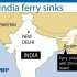 A ferry with some 250 passengers on board has sunk in a river in the Indian state of Assam