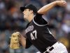 Colorado Rockies starting pitcher Drew Pomeranz throws against the San Francisco Giants during the first inning of a baseball game in Denver on Saturday, Sept. 17, 2011. (AP Photo/Joe Mahoney)