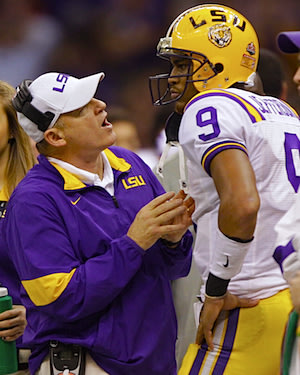 Video: Les Miles mocks GUNNER KIEL's 'chest and ability to lead a program' to ...