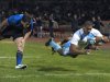 A try three minutes from time from Argentinia winger Manuel Montero gave the home side victory