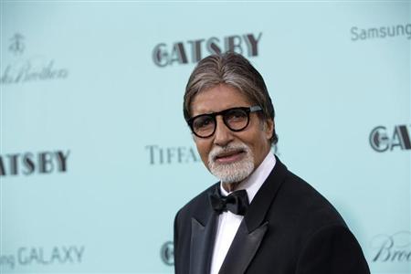 Actor Amitabh Bachchan attends the 'The Great Gatsby' world premiere at Avery Fisher Hall at Lincoln Center for the Performing Arts in New York May 1, 2013. REUTERS/Andrew Kelly