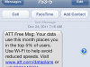 This undated screen grab provided by Mike Trang shows a warning message on the screen of Trang's iPhone that he received from AT&T advising he was in danger of having his data speeds throttled. AT&T considers Trang to be among the top 5 percent of the heaviest cellular data users in his area. Under a new policy, AT&T has started cutting their data speeds as part of an attempt to manage data usage on its network. (AP Photo/courtesy of Mike Trang)