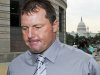 FILE - In this July 6, 2011 file photo, former Major League Baseball pitcher Roger Clemens arrives at federal court in Washington. Prosecutors in the Roger Clemens perjury case said Friday they had made an honest mistake in showing jurors inadmissible evidence and that shouldn't save the baseball star from facing a new trial.   (AP Photo/Cliff Owen, File)
