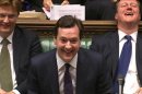 Britain's Chancellor of the Exchequer George Osborne delivers his autumn budget in parliament in London