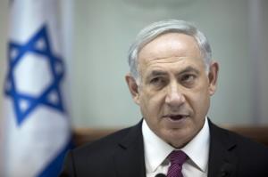 Israeli Prime Minister Benjamin Netanyahu speaks as …