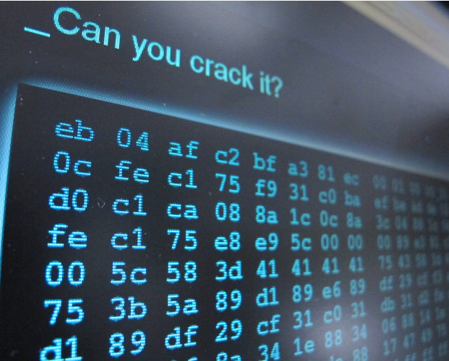 In this picture taken of the cryptic website launched by GCHQ taken in London, Friday, Dec 2, 2011 show a code. Can you crack the code?That's the question Britain's electronic listening agency, GCHQ, 