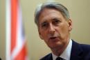 British foreign minister Philip Hammond on February 19, 2015 in Algiers