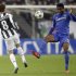 Juventus' Marchisio challenges Chelsea's Mikel during their Champions League soccer match at the Juventus stadium in Turin