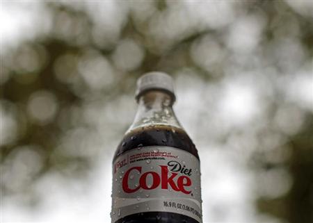 A bottle of Diet Coke soft drink is seen in Arlington, Virginia, August 17, 2009. REUTERS/Jim Young