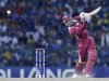 West Indies' Samuels plays shot during their World Twenty20 final cricket match against Sri Lanka in Colombo