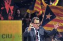 El candidato a la generalitat y actual presidente del gobierno catalán, Artur Mas. EFE/Archivo