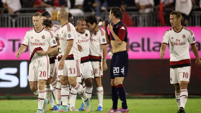 Download this Milan Players Celebrate After Giao Bonaventura Scored During picture