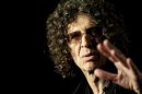 Radio/TV personality Howard Stern speaks during an "America's Got Talent" news conference in New York