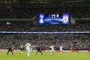 Tottenham play against Monaco during the Champions League Group E soccer match between Tottenham Hotspur and Monaco at Wembley stadium in London Wednesday, Sept. 14, 2016. (AP Photo/Frank Augstein)