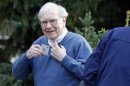 Berkshire Hathaway CEO Warren Buffett attends the Allen & Co Media Conference in Sun Valley, Idaho
