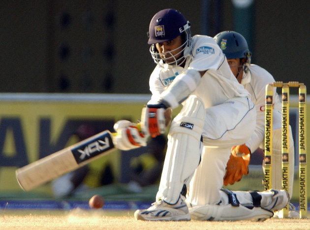 Sri Lankan cricket captain Mahela Jayawa