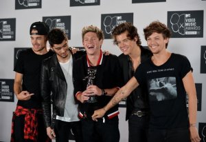 Members of the boy mega band One Direction at the MTV …