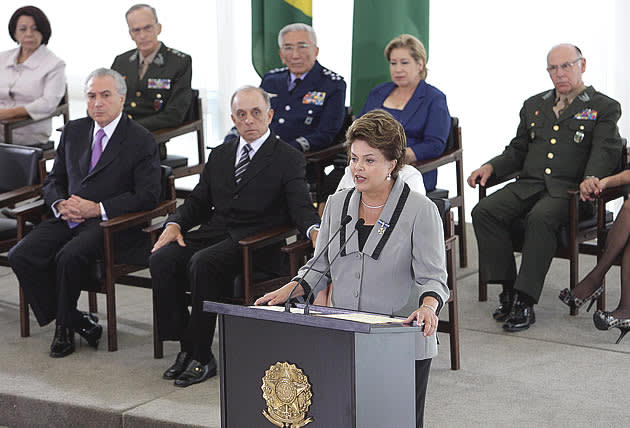 Dilma participa da apresentação aos novos oficiais-generais