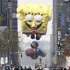 FILE - In this Nov. 26, 2009 file photo, a float representing the animated character SpongeBob is moved east on 42nd Street along the new route of the Macy's Thanksgiving Day Parade, in New York. The cartoon character SpongeBob SquarePants is in hot water from a study Monday, Sept. 12, 2011, suggesting that watching just nine minutes of that program can cause short-term attention and learning problems in 4-year-olds. (AP Photo/Peter Morgan, File)