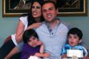 This undated handout photo courtesy of the American Center for Law and Justice shows Saeed Abedini with his wife Naghmeh and their two children