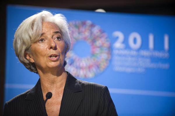 La titular del FMI, Christine Lagarde