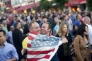 Gerling and Darrin Martin celebrate in San Franciscose of Marriage Act