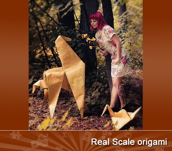 Real Scale origami