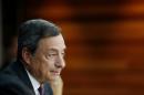 President of European Central Bank Mario Draghi talks during a news conference in Frankfurt, Germany, Thursday, Sept. 4, 2014, following a meeting of the ECB governing council. The European Central Bank has cut its interest rates and announced a new stimulus program that involves buying financial assets, a bid to salvage a weak economic recovery. (AP Photo/Michael Probst)