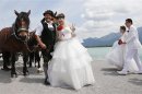 Symbolic weddings and more photos of the day