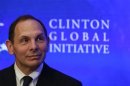 Procter & Gamble chief McDonald looks on at the Clinton Global Initiative in New York