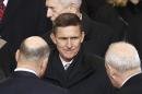 U.S. President Donald Trump's National Security Advisor nominee Michael Flynn attends the inaugural parade in Washington