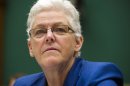 In this Sept. 18, 2013, photo, EPA administrator Gina McCarthy testifies before the House Subcommittee on Energy and Power on Capitol Hill, in Washington. (AP Photo/Cliff Owen)