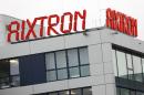 The headquarters of chip equipment maker Aixtron pictured in Herzogenrath, western Germany on October 25, 2016