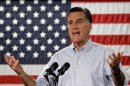 Republican presidential candidate, former Massachusetts Gov. Mitt Romney campaigns at Central Campus High School in Des Moines, Iowa, Wednesday, Aug. 8, 2012. (AP Photo/Charles Dharapak)
