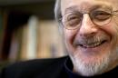 FILE - In this April 27, 2004, file photo, American author E.L. Doctorow smiles during an interview in his office at New York University in New York. According to Doctorow's son Richard, the author died Tuesday, July 21, 2015, in New York from complications of lung cancer. He was 84. (AP Photo/Mary Altaffer, File)
